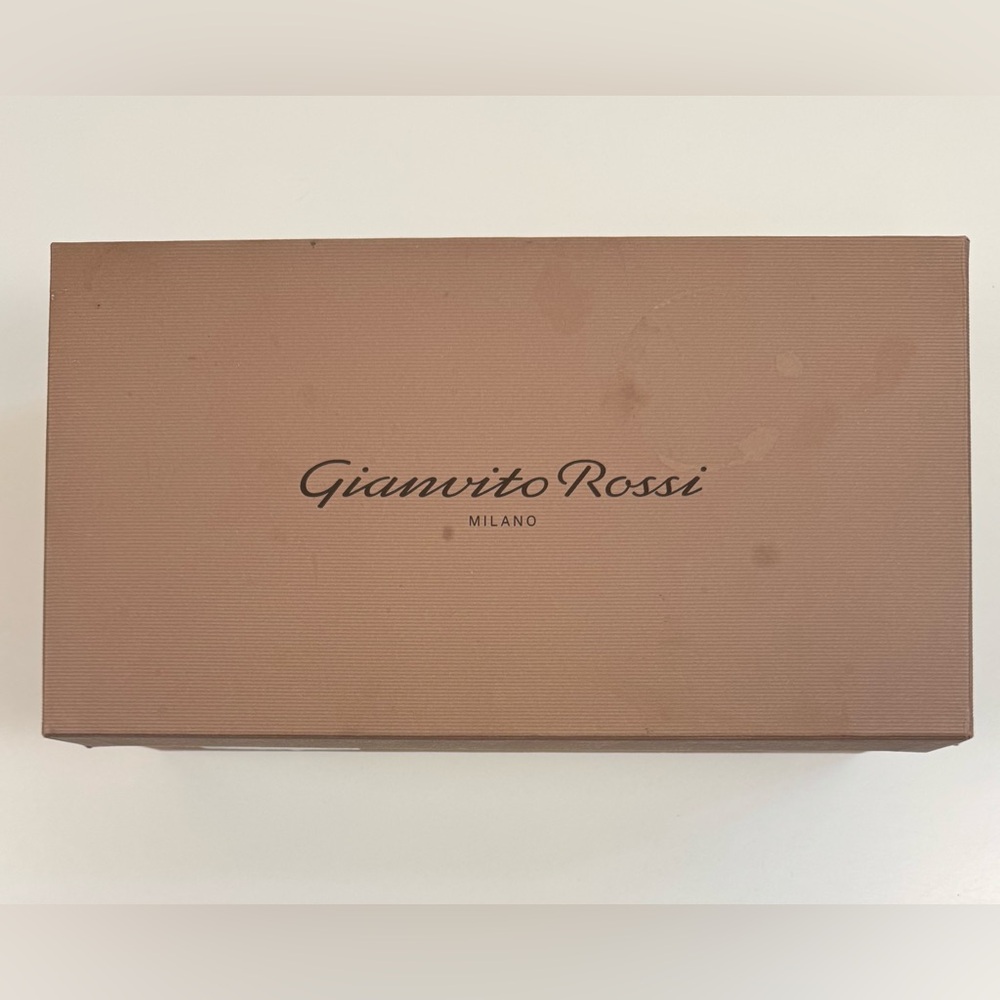 NIB Gianvito Rossi Carla Nappa Silk Washed Mekong - Picture 11 of 15
